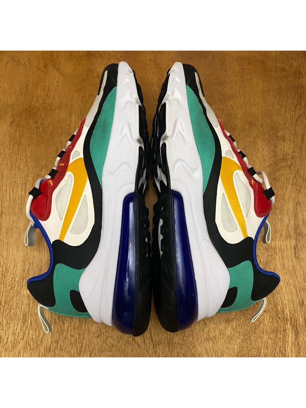 Nike Air Max 270 React Shoes Youth Size 6.5 Y Multi Bauhaus Sneakers BQ0103-001 - Picture 7 of 15